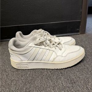 Adidas Classic White and Gray Sneakers